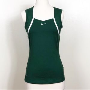 💰3 for $25💰Nike Dri-Fit Tennis Tank Dark Green